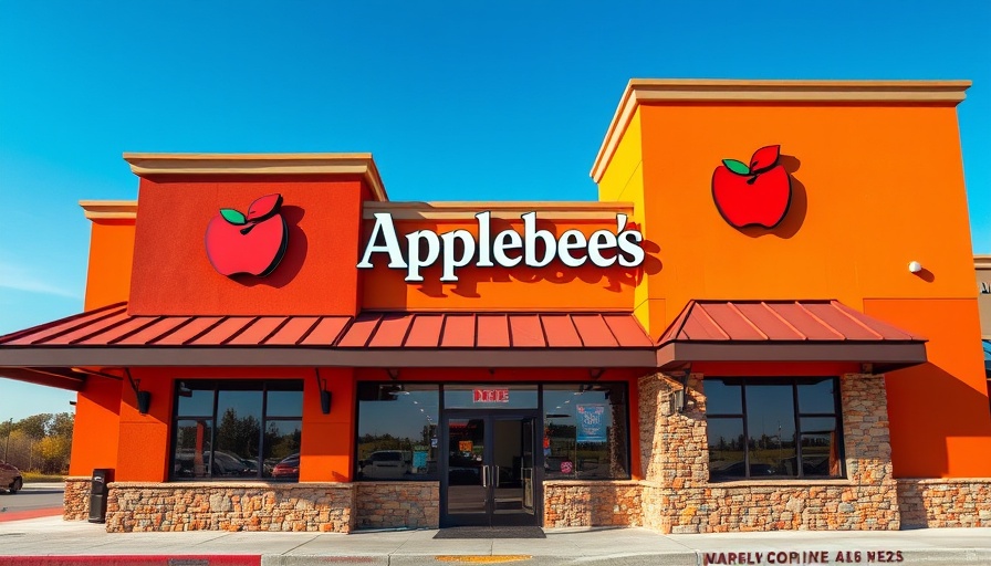Exterior of Applebee's emphasizing welcoming entrance.