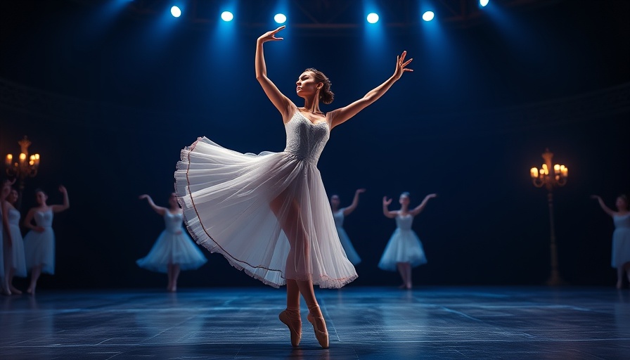 Houston Ballet retirement performance on stage with ballerinas.