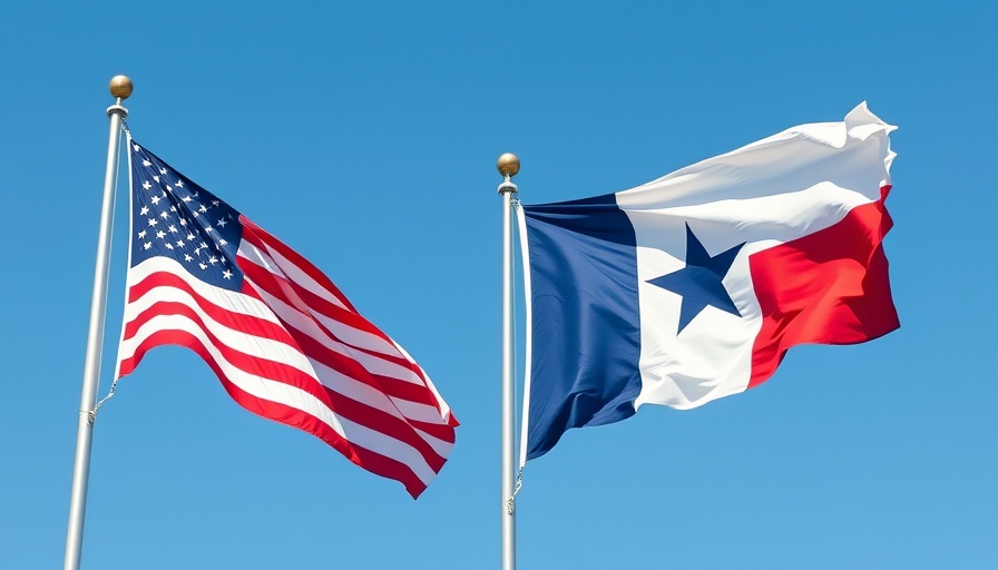 Texas and USA flags representing patriotism rankings.