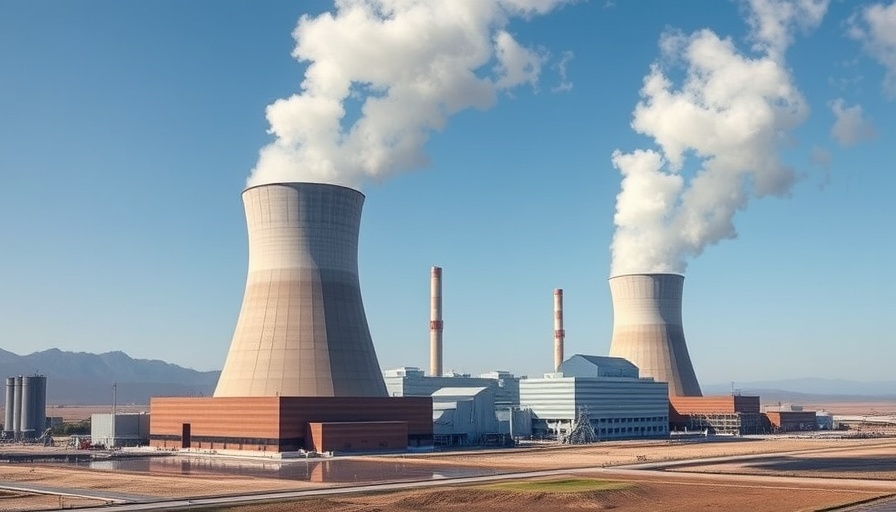 Ascension Parish ammonia production facility with cooling towers.