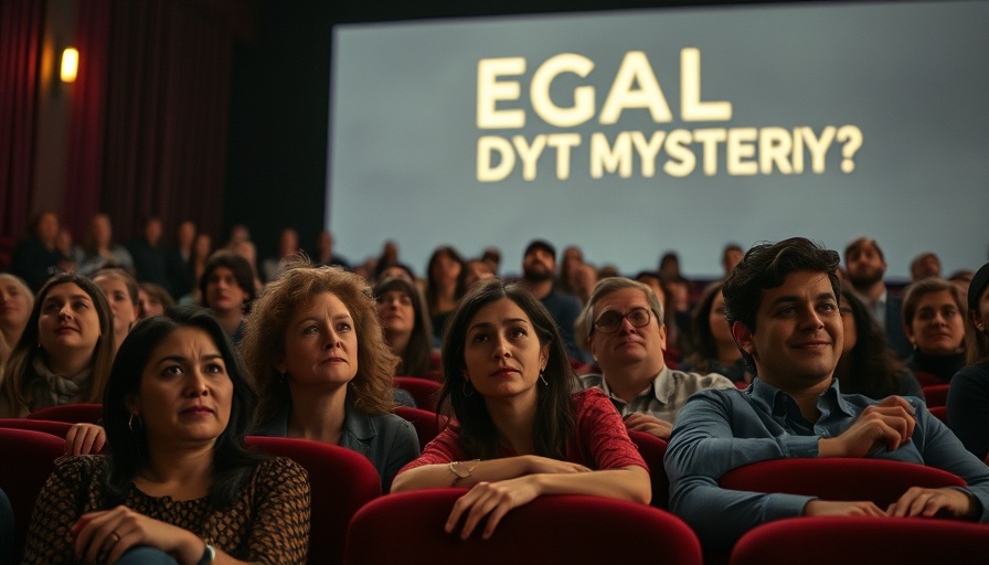 Budget-friendly events in Charlotte NC: People enjoying a mystery movie at Regal.