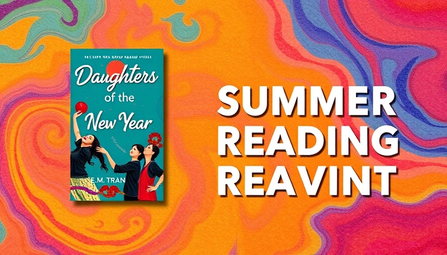 Ogden Museum Summer Book Club vibrant design with book cover and text