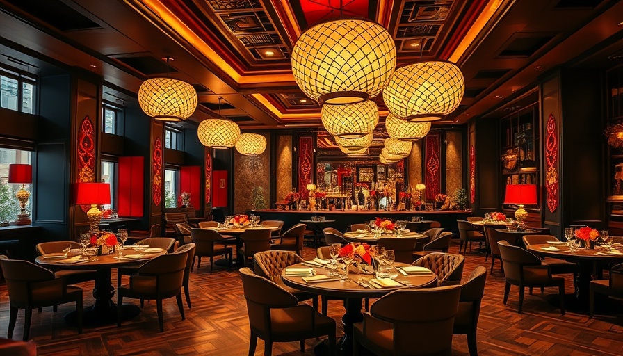 Luxurious Miami dining area with elegant summer dinner setup