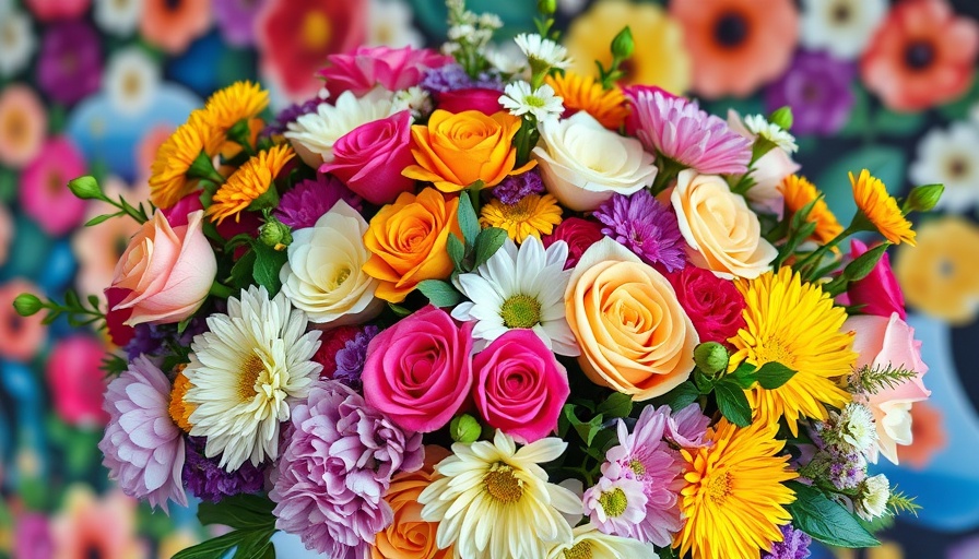 Floral arrangement at Frites Flights Florals Event New Orleans.