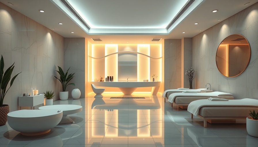 Elegant modern med spa with soft lighting and tranquil ambiance at 321 Skin Glow Med Spa.