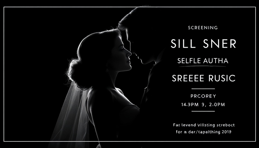 Vintage movie poster promoting free screenings in Charlotte this weekend.