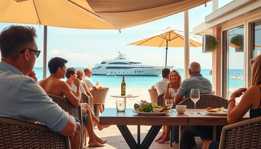 Beachside dining scene showcasing Miami lunch specials.