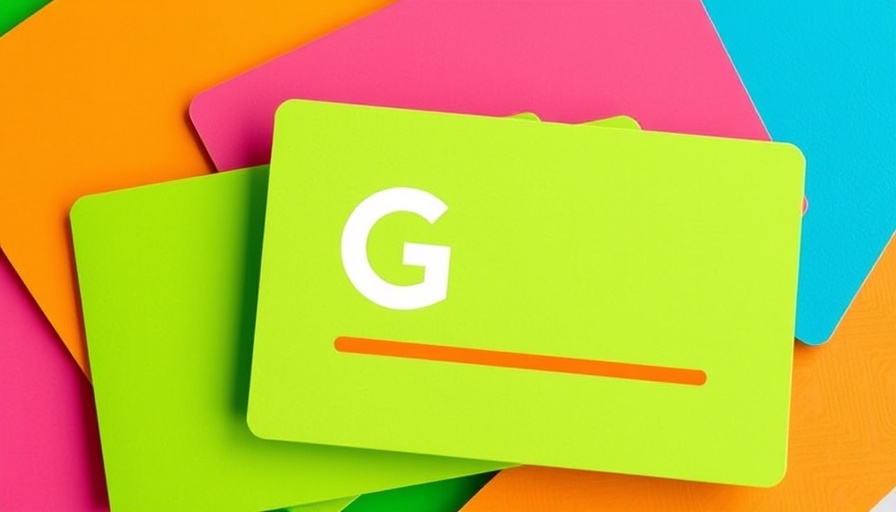 Colorful digital card design with letter G symbolizing AI alarm bells.