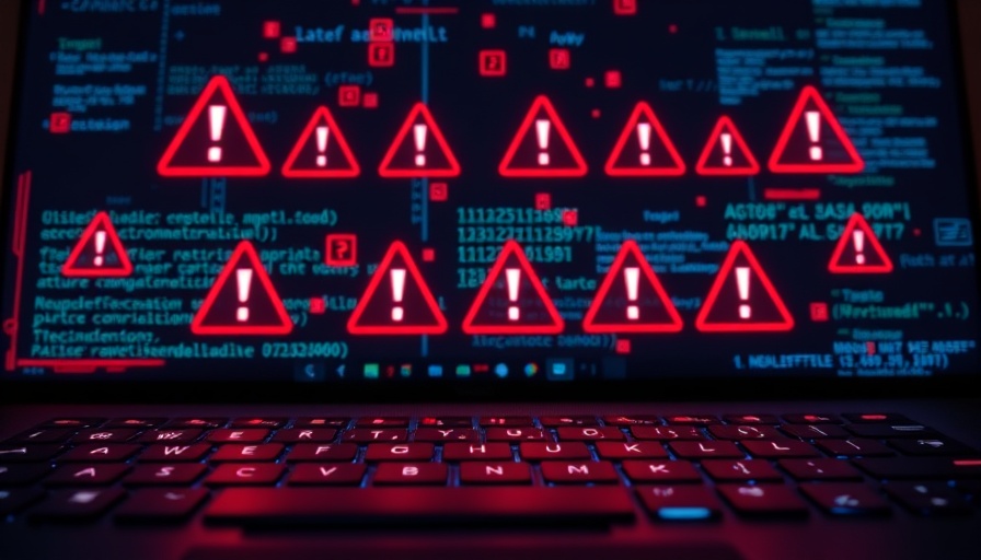 Digital concept illustrating active exploitation of AMI MegaRAC vulnerability with warning icons.