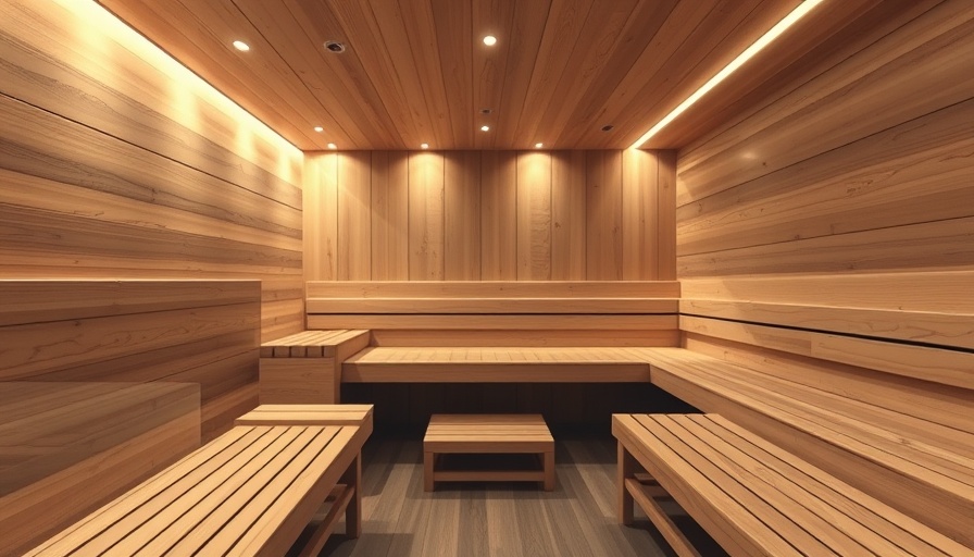 Luxurious Beem Light Sauna in The Woodlands.