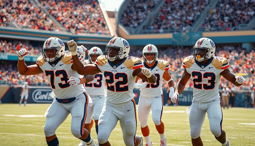 Houston Texans news: players celebrating on the field.