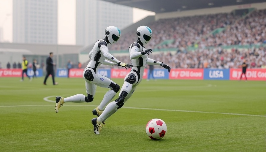 China hosts first fully autonomous AI robot football match