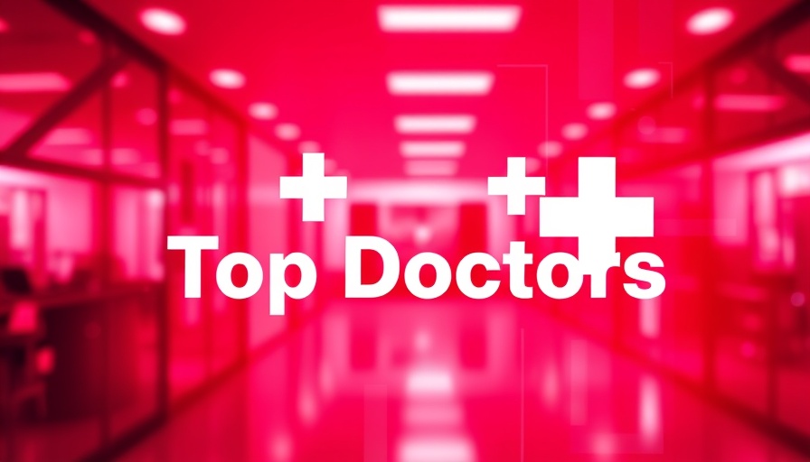 Nashville top doctors graphic with red and pink theme.