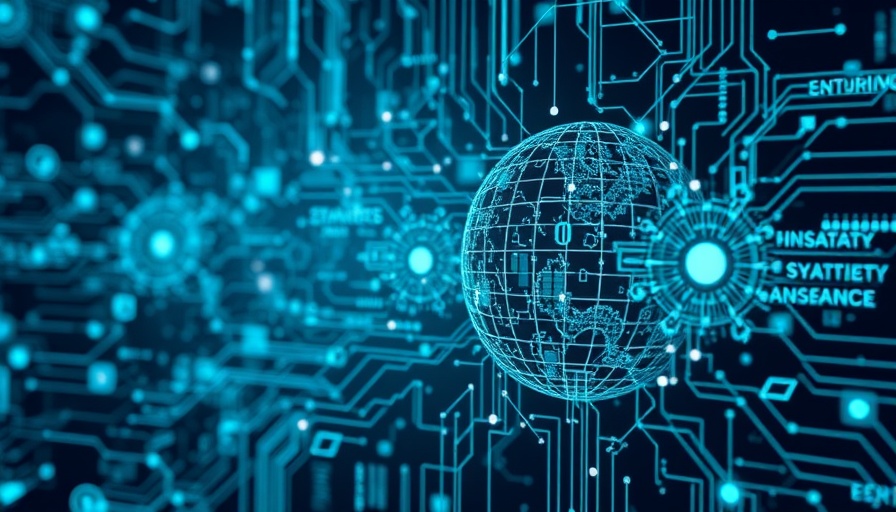 Abstract digital art of AI impact on military strategy.