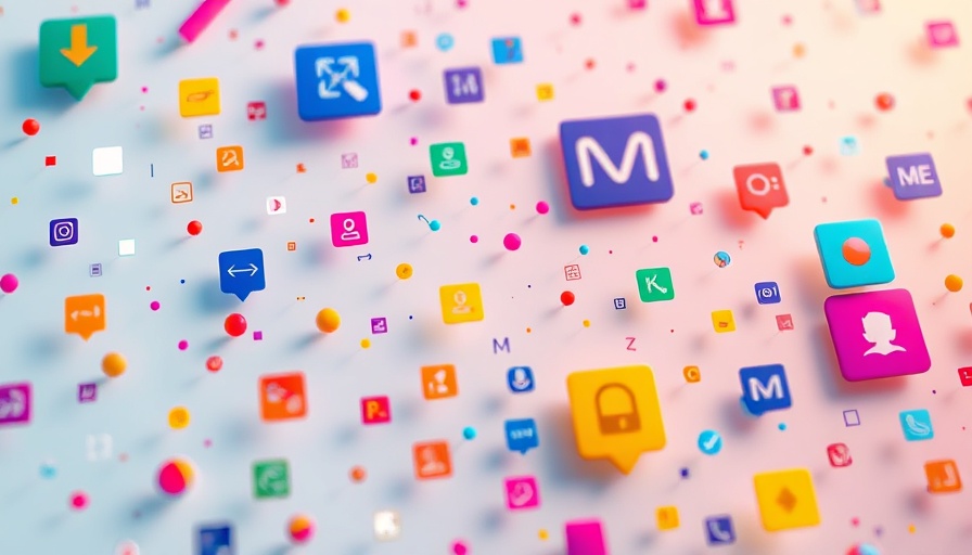 Abstract Meta Verified support issues represented with vibrant symbols