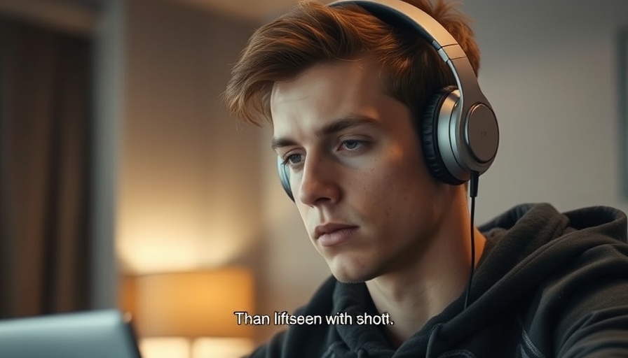 Person using headphones, possibly engaging with Personal Assistant AI.