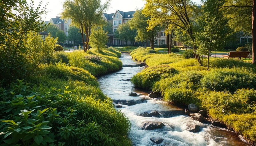Scenic view of Bellaire Cypress Ditch area with lush greenery.