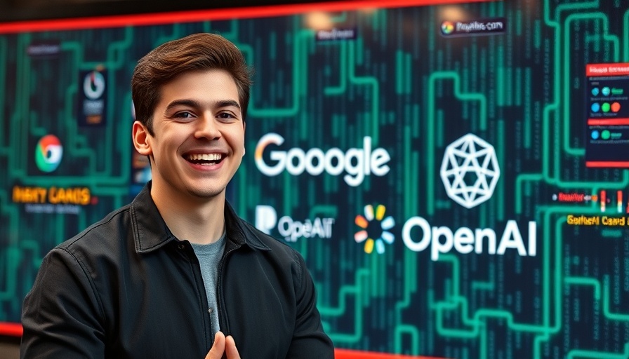 AI creativity news presented by a young man.