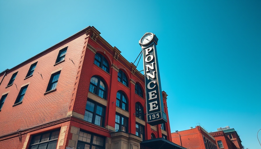 Historic Ponce City Market building in Atlanta.