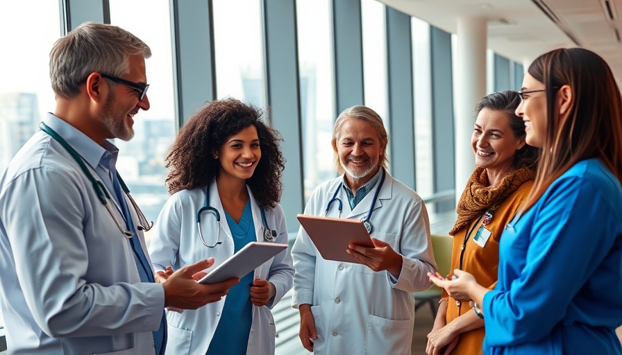 Healthcare professional consulting patient, highlighting cybersecurity and patient safety.