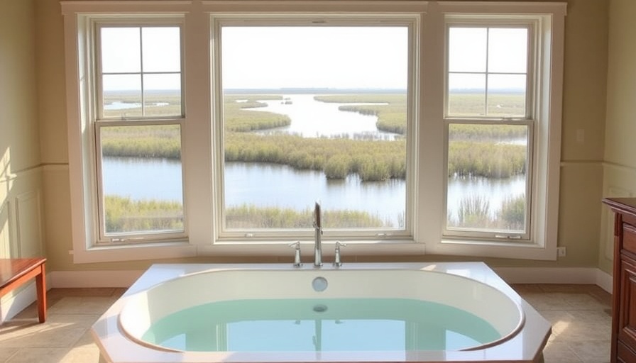 This riverside retreat near Charleston has in-room soaking tubs and serene marsh views