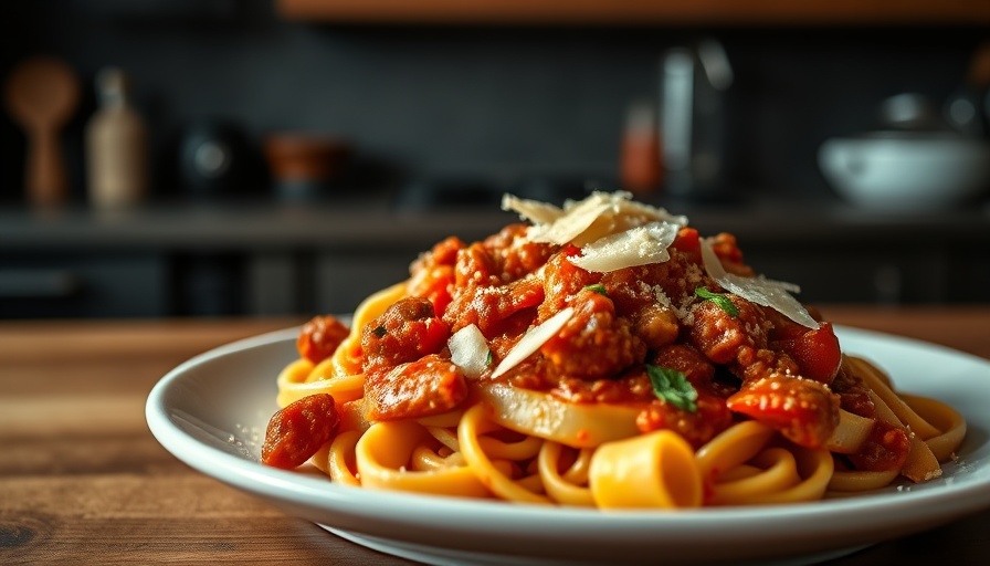 Charlotte Today events feature rich rigatoni dish.