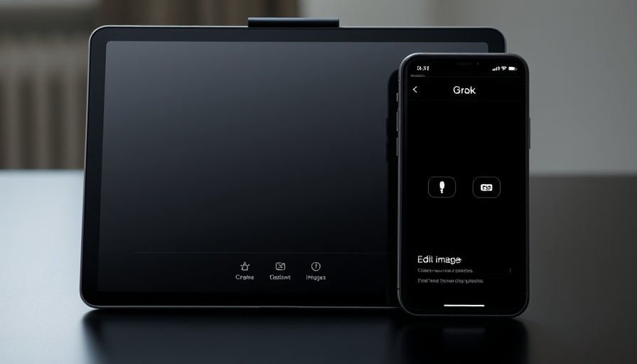 Sleek AI interface on devices showcasing real-time AI capabilities.