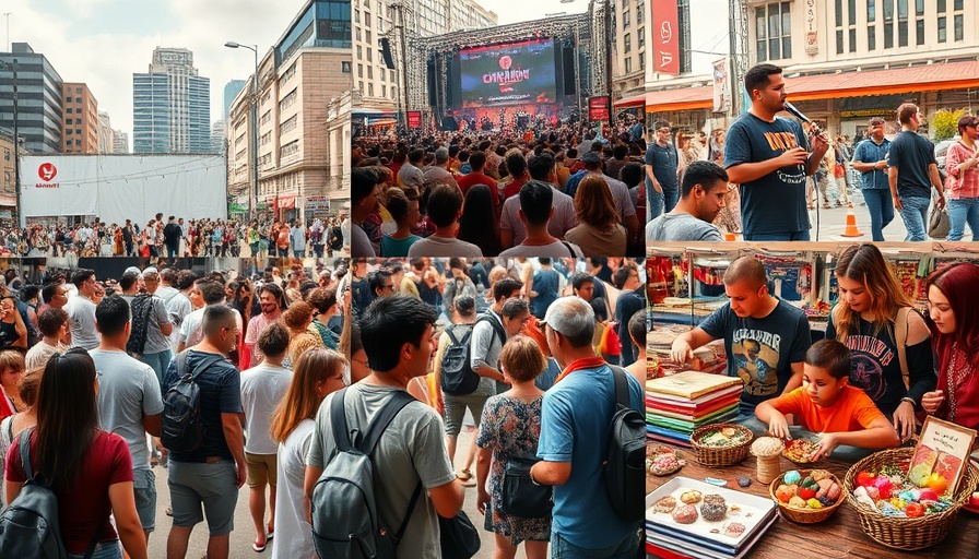 Collage of weekend events in Houston showing diverse activities.