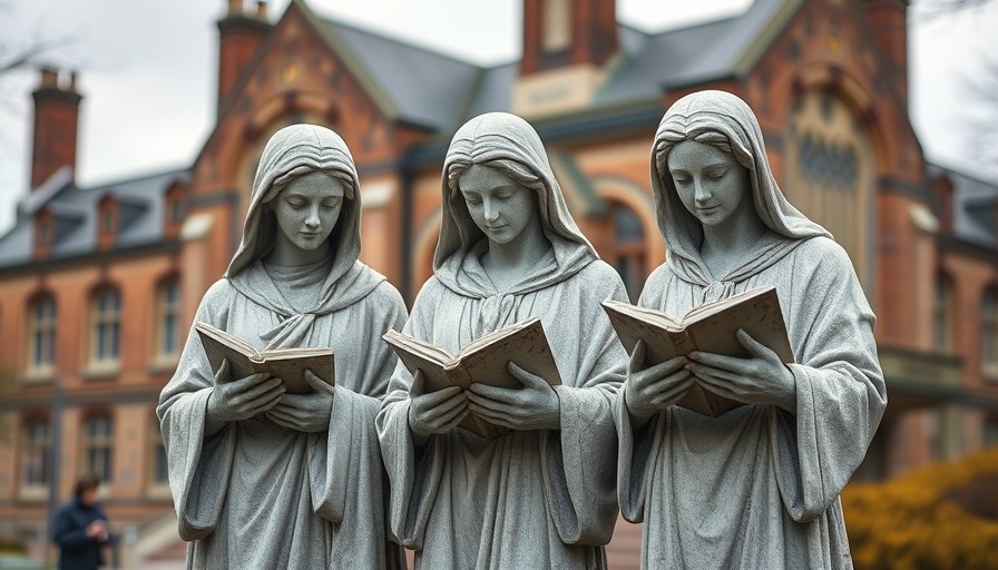 HBCUs' symbolic support through historic sculpture.