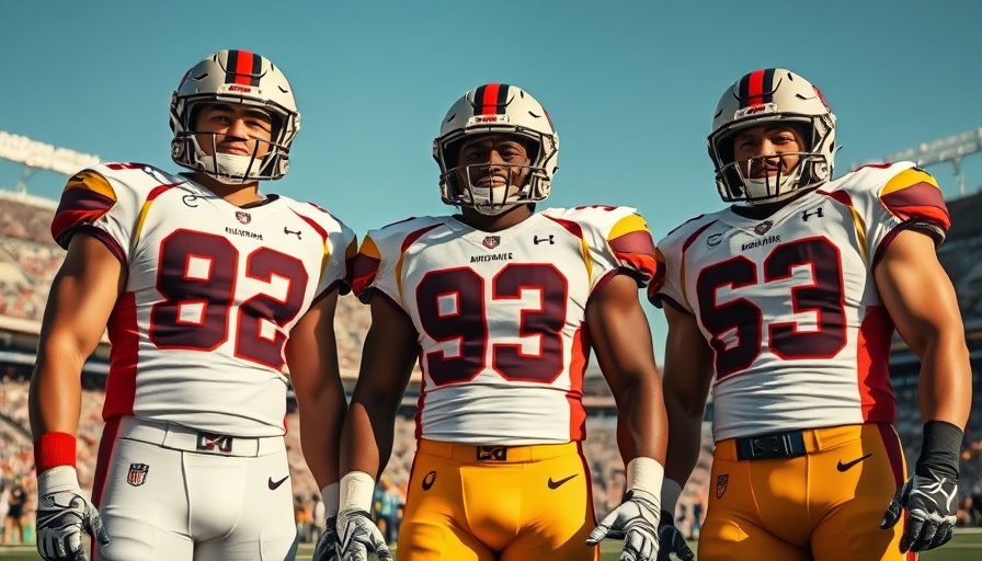 Saints offseason analysis image featuring football players in uniform.