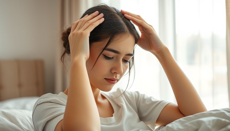 Young woman in bed with headache, reflecting North Carolina flu treatment law context.