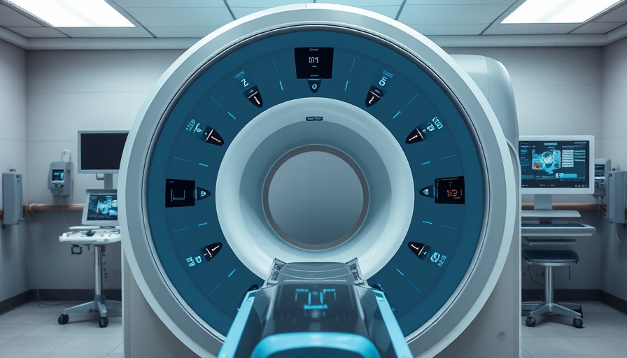 Advanced MRI machine in a Charlotte health facility setting.