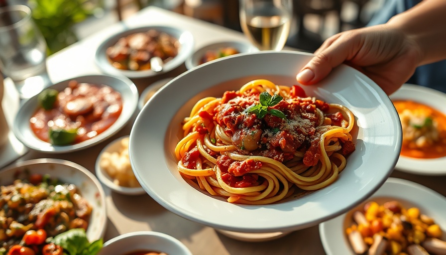 Delicious Italian dishes at Nashville restaurants, vibrant and colorful.