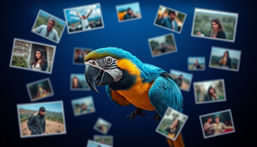 AI advancements in image contextualization showcasing bird photo analysis.