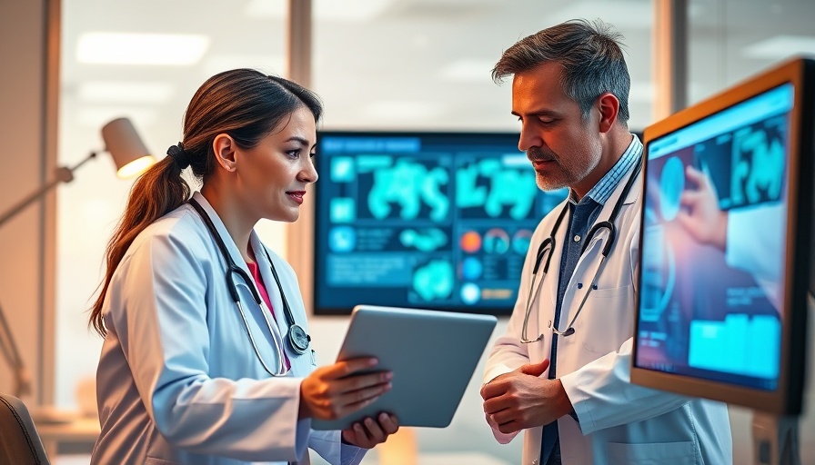 Healthcare professionals discussing data risk management in healthcare.