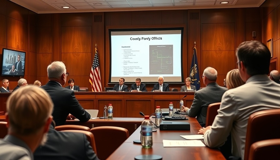 Fort Bend County officials in redistricting meeting.