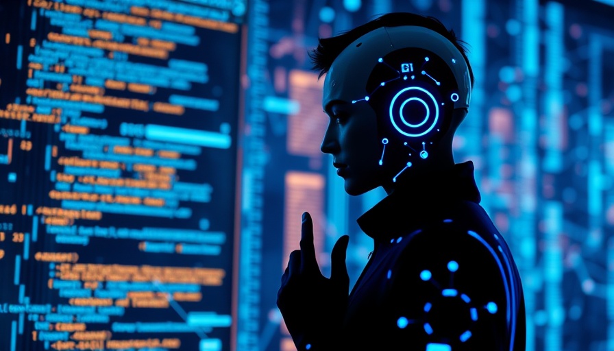 AI Optimization in E-commerce concept with digital AI representation.