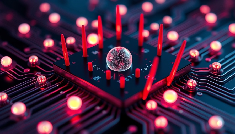 Harvard ultra-thin chip quantum computing visual with glowing spheres.