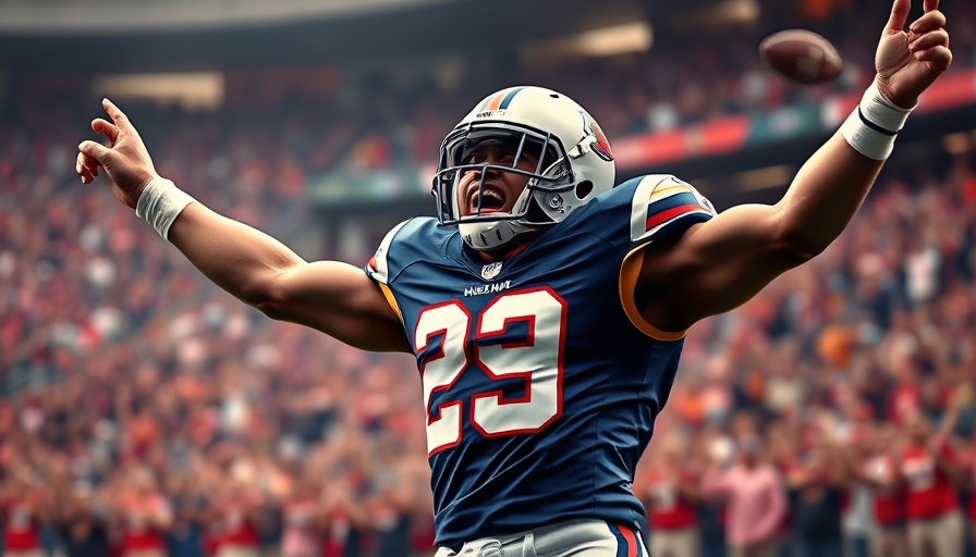 Raiders Hall of Fame potential: Football player celebrating on field.