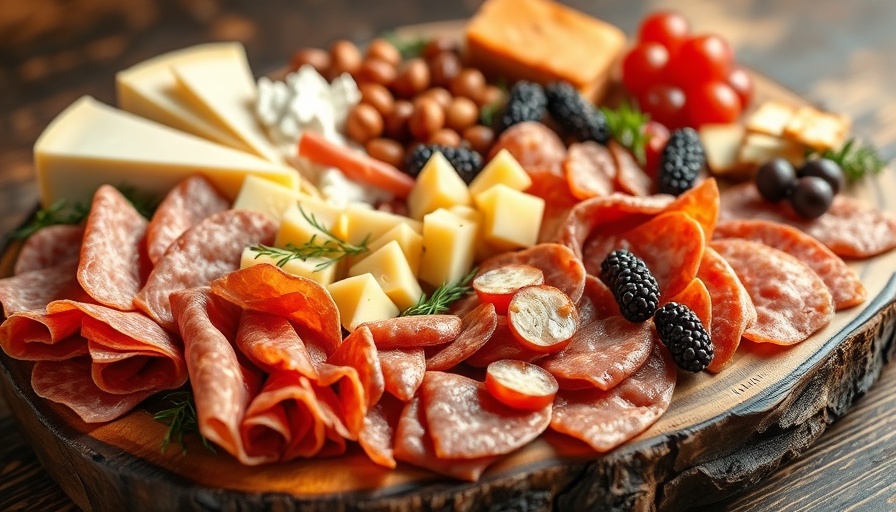Exquisite charcuterie board with meats and cheeses, Atlanta restaurants guide.