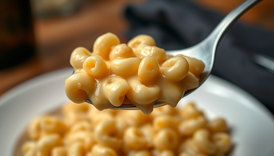 Delicious macaroni and cheese close-up, best restaurants Atlanta 2025.