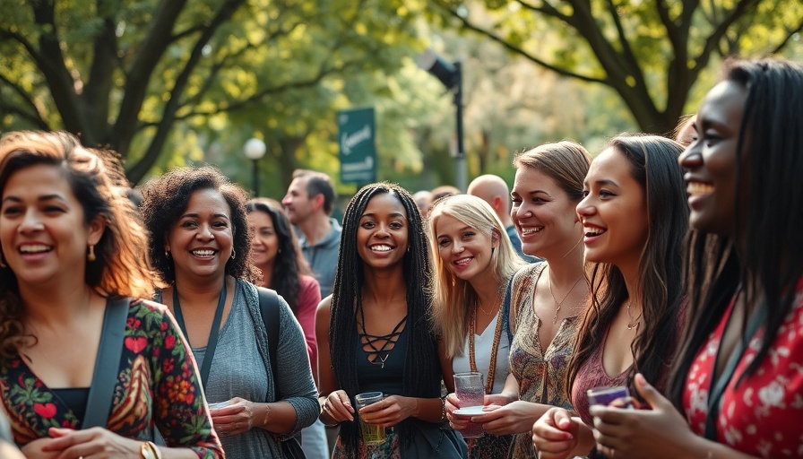 Budget-friendly events in Charlotte NC: Community gathering at park.