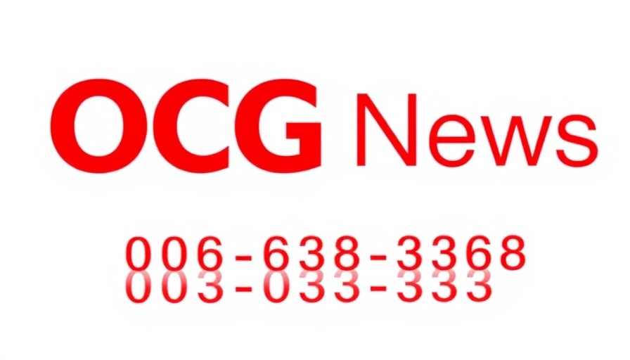 OCG News logo with contact info in red, DeKalb coverage.
