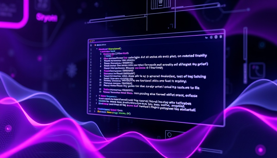 Interface showcasing AI app development tools with dynamic elements.