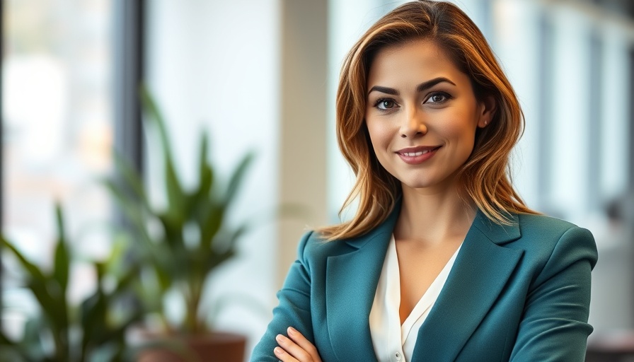 Professional woman in teal, related to the probate process in Atlanta.