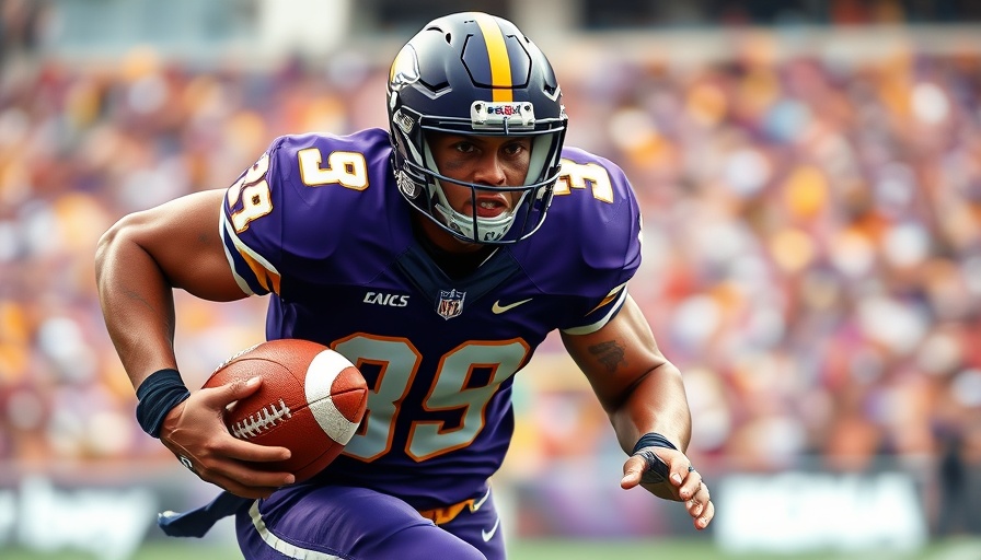 Houston Texans preseason news: Football player in purple jersey running.