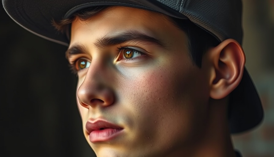 Close-up of a young man wearing a cap, thoughtful, Houston Texans news.