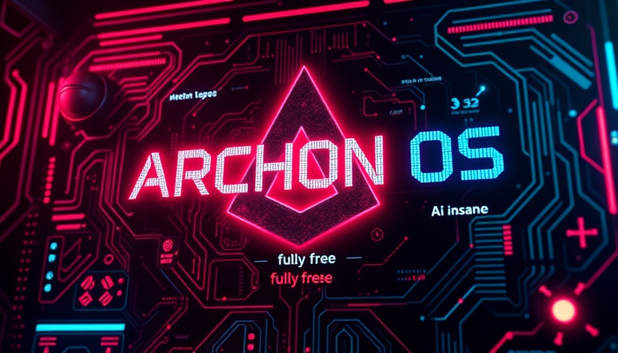 AI operating system for coding interface with vibrant design.