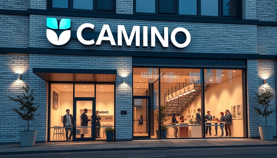 Charlotte telehealth services facility with Camino sign