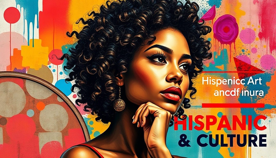 Vibrant Hispanic art collage celebrating culture in Fort Lauderdale.